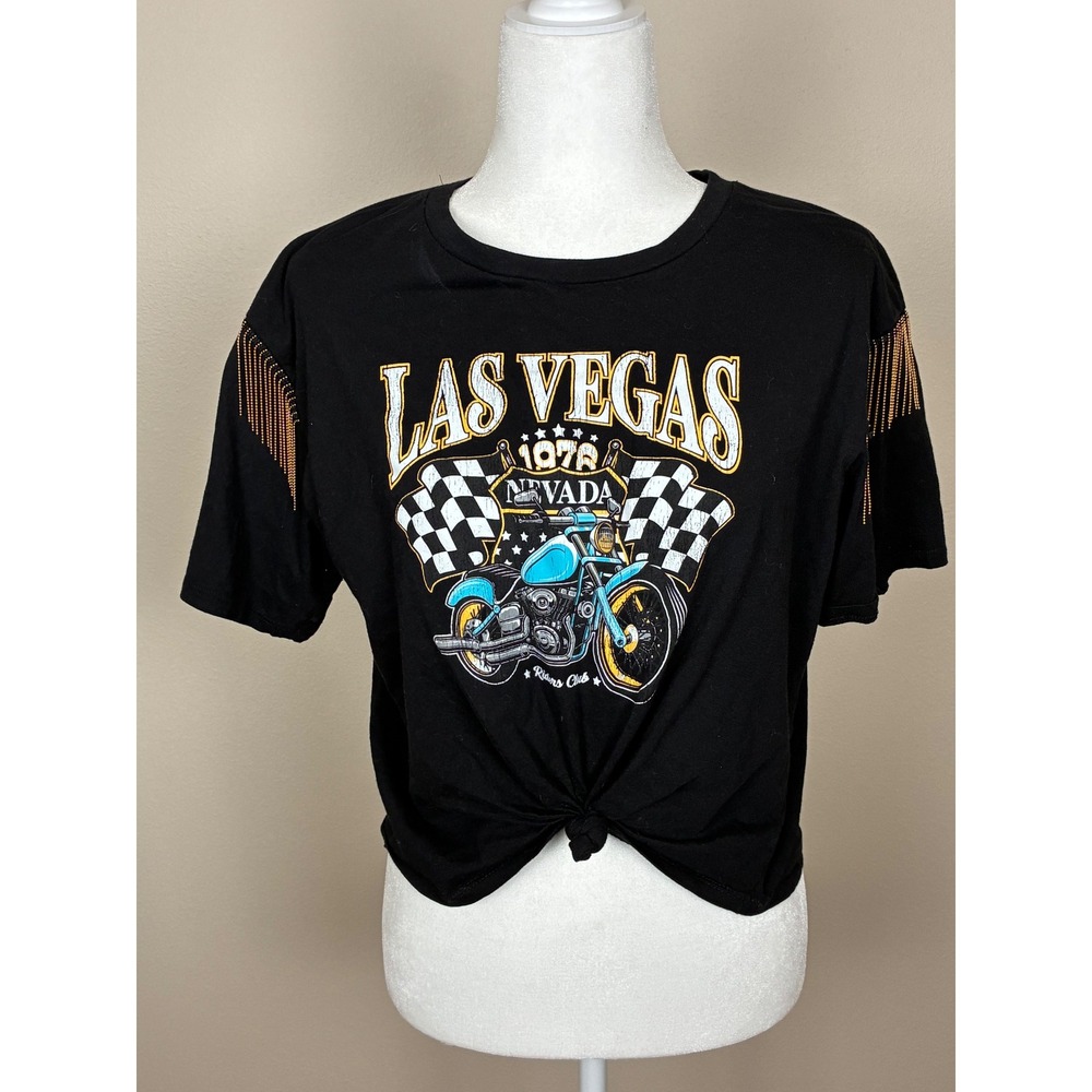 Organic Generation Las Vegas‎ Crop T-shirt Women's Size Large